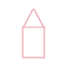 Objects Wall Mirrors Ikea Lassbyn Mirror Rectangle Svg Line Art, Free Vectors File